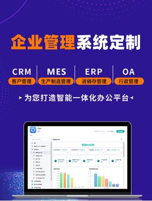 企业管理系统erp进销存软件仓库mes生产crm客户oa办公财开发定制